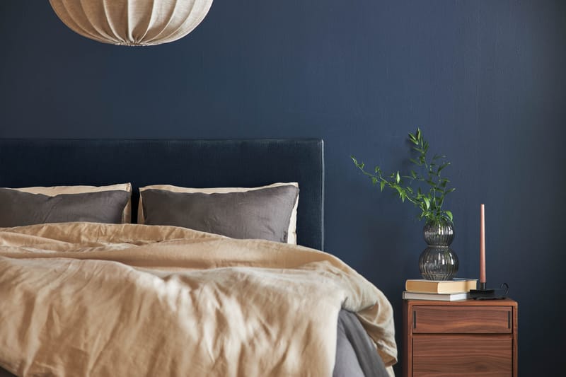 Sängpaket Chilla Pluss Kontinentalsäng 120x200 cm  - Mörkblå - Möbler - Säng - Kontinentalsäng