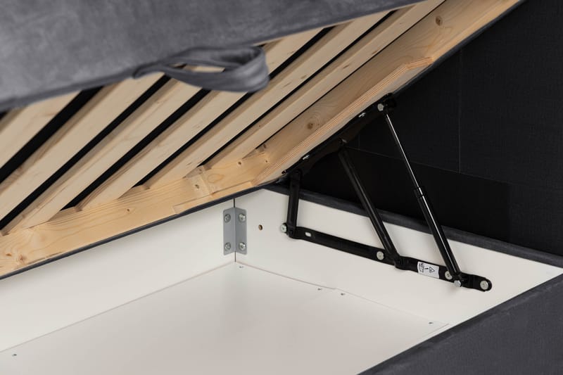 Sängpaket Chilla Pluss Förvaringssäng 180x200 cm  - Mörkgrå - Möbler - Säng - Säng med förvaring