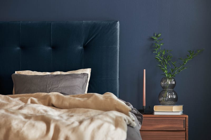 Sängpaket Chilla Pluss Kontinentalsäng 120x200 cm - Mörkblå - Möbler - Säng - Kontinentalsäng