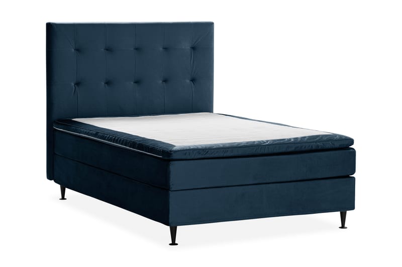 Sängpaket Chilla Pluss Kontinentalsäng 120x200 cm - Mörkblå - Möbler - Säng - Kontinentalsäng