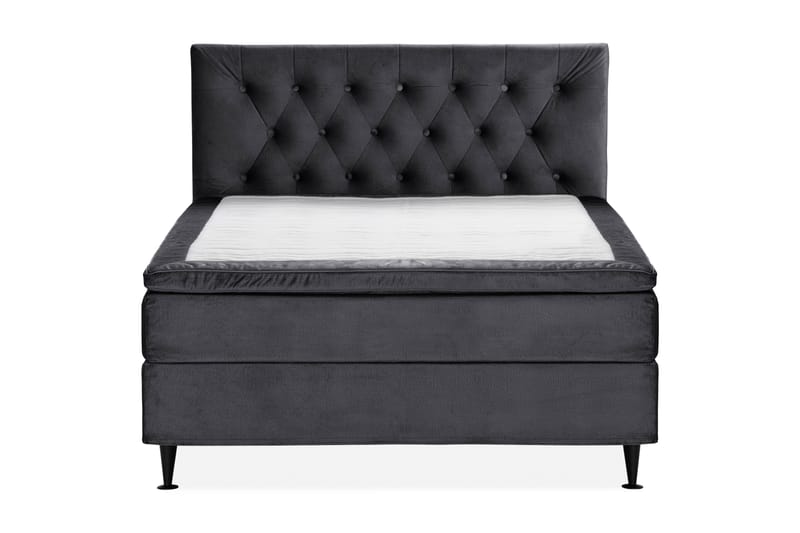 Sängpaket Chilla Pluss Kontinentalsäng 140x200 cm  - Mörkgrå - Möbler - Säng - Kontinentalsäng