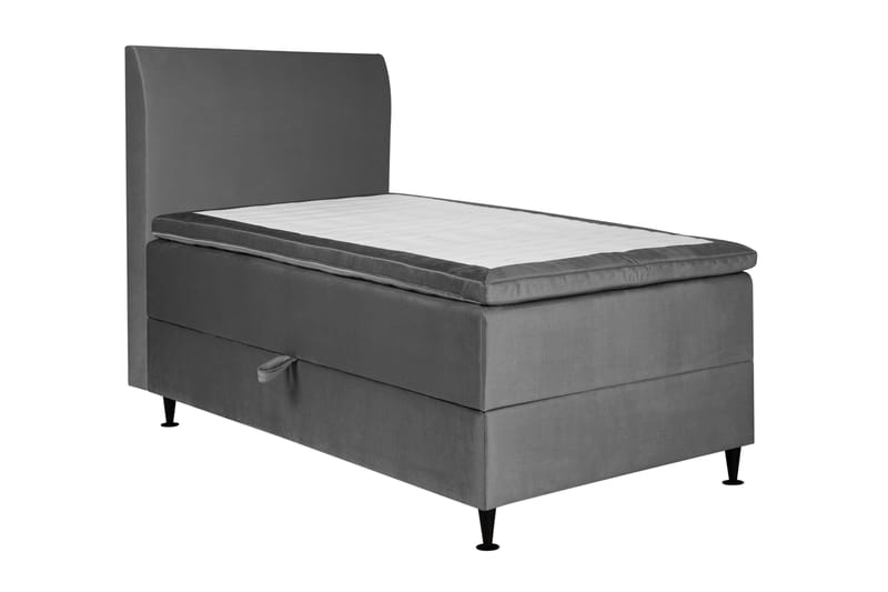 Sängpaket Chilla Pluss Förvaringssäng 90x200 cm  - Grå - Säng med förvaring - Komplett sängpaket