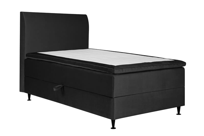 Sängpaket Chilla Pluss Förvaringssäng 120x200 cm - Mörkgrå - Säng med förvaring - Komplett sängpaket