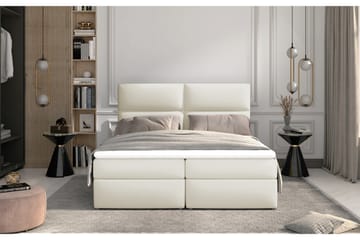 Sängpaket Epenede 140x200 cm - Läder/Beige - Möbler - Säng - Komplett sängpaket