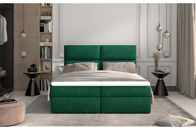 Sängpaket Epenede 180x200 cm - Grön - Komplett sängpaket