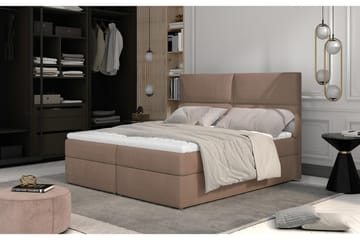 Sängpaket Epenede 180x200 cm - Ljusbrun - Möbler - Säng - Komplett sängpaket