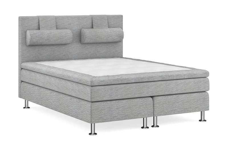Sängpaket Kontinentalsäng Candela 160x200 - Ljusgrå - Möbler - Säng - Kontinentalsäng