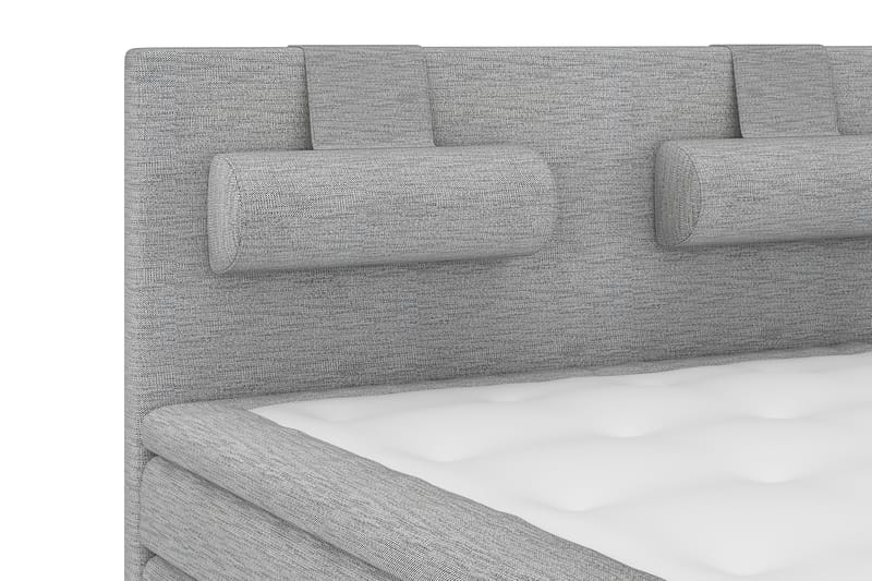 Sängpaket Kontinentalsäng Candela 180x200 - Ljusgrå - Kontinentalsäng - Dubbelsäng - Komplett sängpaket