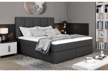 Sängpaket Loutraki 180x200 cm - Grå - Möbler - Säng - Komplett sängpaket