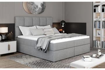 Sängpaket Loutraki 180x200 cm - Grå - Möbler - Säng - Komplett sängpaket