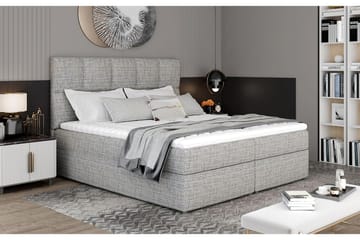 Sängpaket Loutraki 180x200 cm - Grå - Möbler - Säng - Komplett sängpaket
