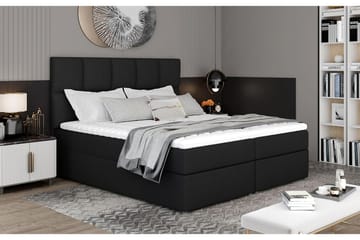 Sängpaket Loutraki 180x200 cm - Svart - Möbler - Säng - Komplett sängpaket