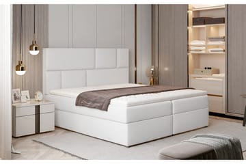 Sängpaket Maiano 140x200 cm - Läder/Vit - Möbler - Säng - Komplett sängpaket