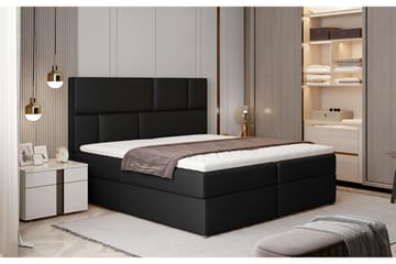 Sängpaket Maiano 160x200 cm - Läder/Svart - Möbler - Säng - Komplett sängpaket