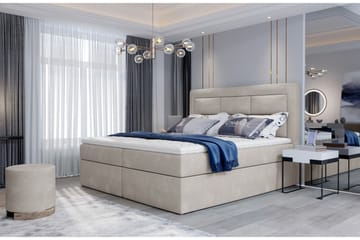 Sängpaket Montalon 140x200 cm - Beige - Möbler - Säng - Komplett sängpaket