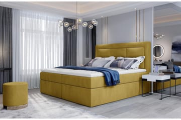Sängpaket Montalon 180x200 cm - Grå - Möbler - Säng - Komplett sängpaket