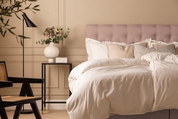 Sängpaket Nayaka 150x200 Latexmadrass - Djuphäftad gavel Rosa - Möbler - Säng - Kontinentalsäng
