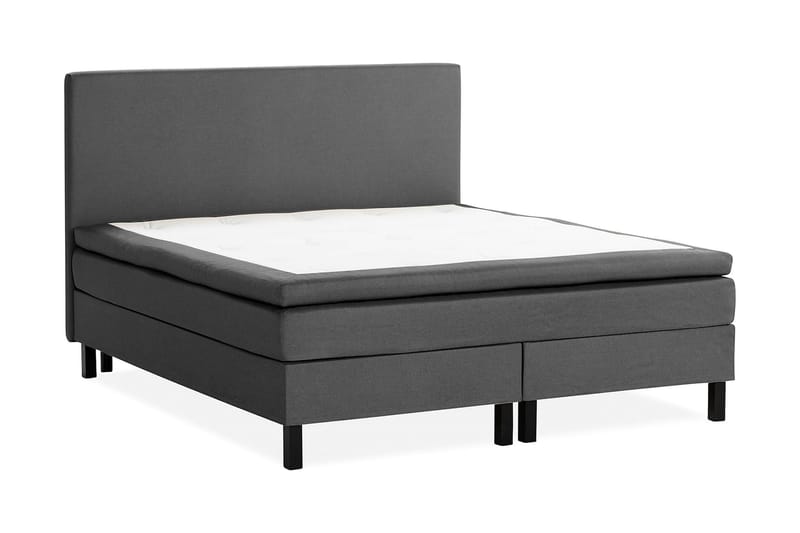 Sängpaket Nayaka 150x200 Latexmadrass - Slät gavel Mörkgrå - Möbler - Säng - Kontinentalsäng