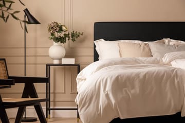 Sängpaket Nayaka 150x200 Latexmadrass - Slät gavel Svart - Möbler - Säng - Kontinentalsäng