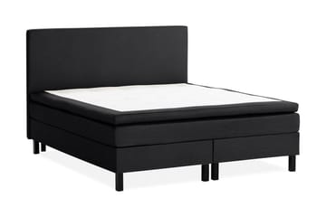 Sängpaket Nayaka 150x200 Latexmadrass - Slät gavel Svart - Möbler - Säng - Kontinentalsäng
