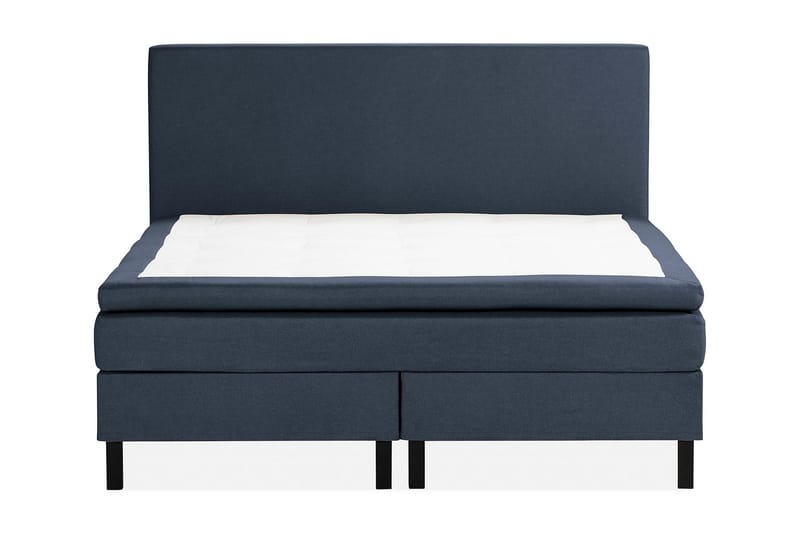 Sängpaket Nayaka 150x200 Memorymadrass - Slät gavel Blå - Kontinentalsäng - Komplett sängpaket