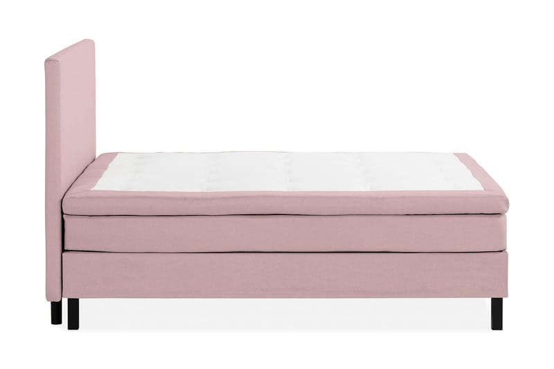 Sängpaket Nayaka 150x200 Memorymadrass - Slät gavel Rosa - Kontinentalsäng - Komplett sängpaket