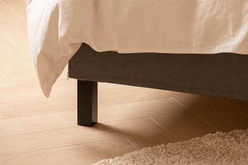Sängpaket Nayaka 150x200 Skummadrass - Djuphäftad gavel Brun - Möbler - Säng - Kontinentalsäng