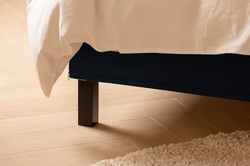 Sängpaket Nayaka 150x200 Skummadrass - Slät gavel Blå - Möbler - Säng - Kontinentalsäng