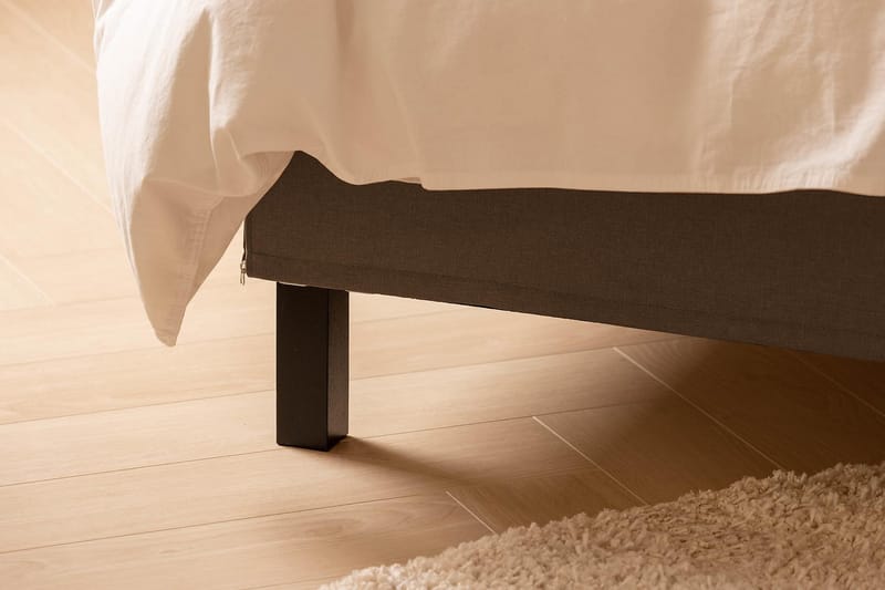 Sängpaket Nayaka 150x200 Skummadrass - Slät gavel Brun - Möbler - Säng - Kontinentalsäng