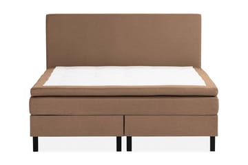 Sängpaket Nayaka 150x200 Skummadrass - Slät gavel Brun - Möbler - Säng - Kontinentalsäng