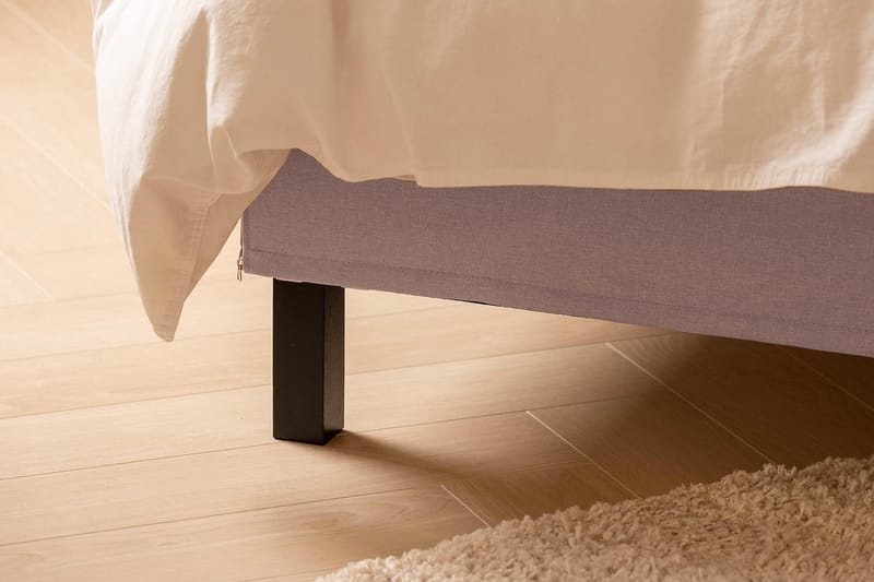 Sängpaket Nayaka 150x200 Skummadrass - Slät gavel Rosa - Möbler - Säng - Kontinentalsäng