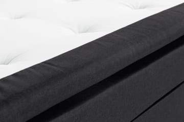 Sängpaket Nayaka 150x200 Skummadrass - Slät gavel Svart - Möbler - Säng - Kontinentalsäng