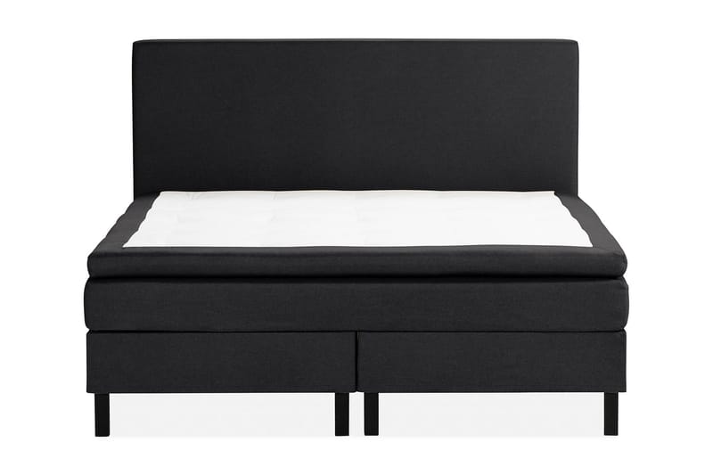 Sängpaket Nayaka 150x200 Skummadrass - Slät gavel Svart - Möbler - Säng - Kontinentalsäng