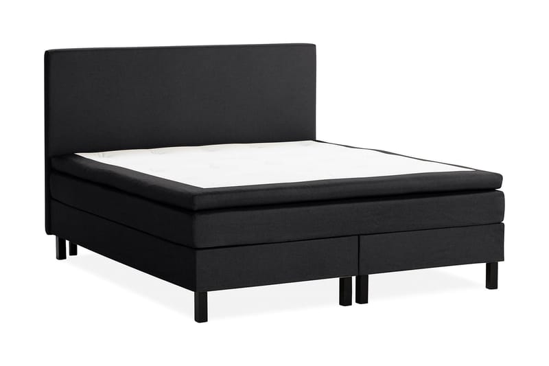 Sängpaket Nayaka 150x200 Skummadrass - Slät gavel Svart - Möbler - Säng - Kontinentalsäng