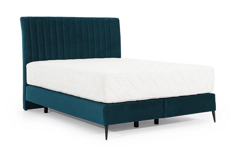 Sängpaket Ramsäng Kazusa 140x200 cm - Blå - Ramsäng - Komplett sängpaket