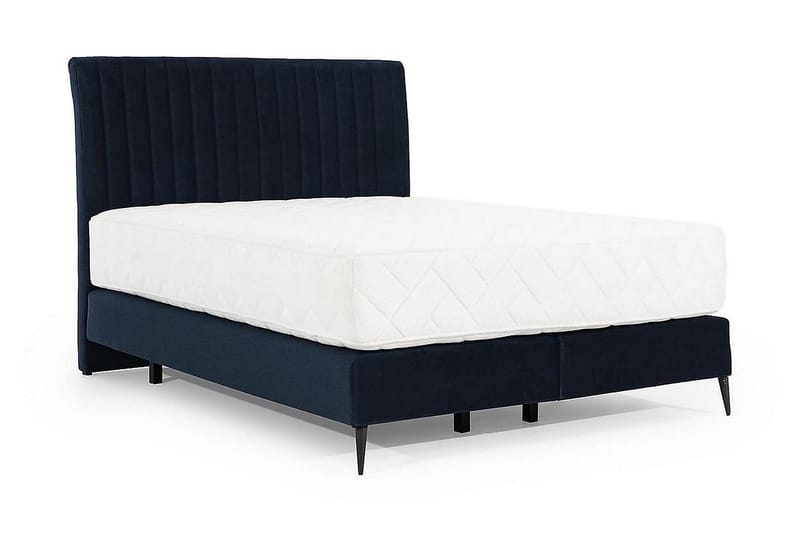 Sängpaket Ramsäng Kazusa 140x200 cm - Mörkblå - Möbler - Säng - Komplett sängpaket