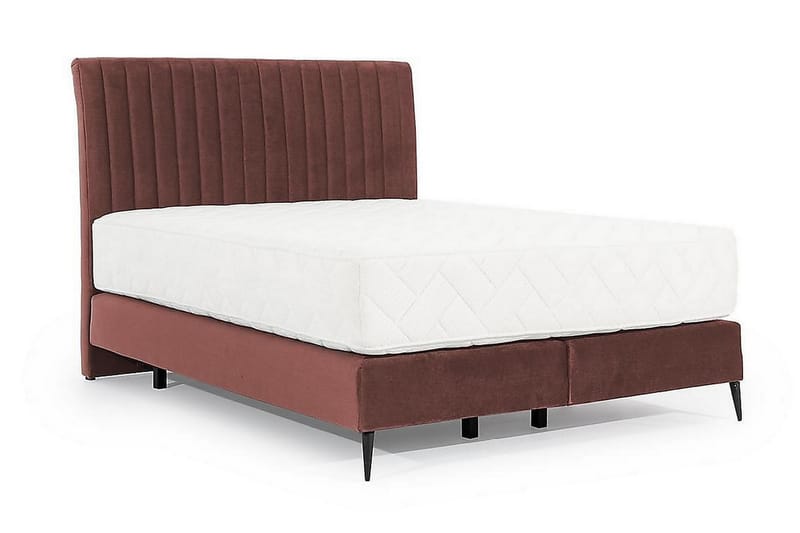Sängpaket Ramsäng Kazusa 140x200 cm - Rosa - Komplett sängpaket - Ramsäng - Dubbelsäng