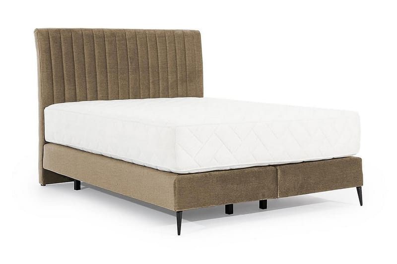 Sängpaket Ramsäng Kazusa 160x200 cm - Beige - Ramsäng - Komplett sängpaket