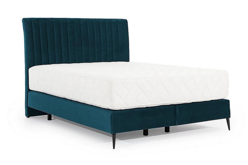 Sängpaket Ramsäng Kazusa 160x200 cm - Blå - Ramsäng - Komplett sängpaket