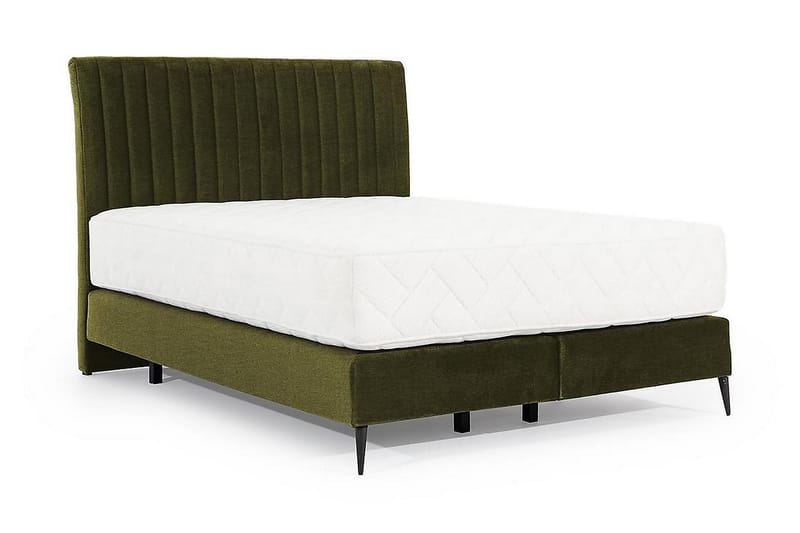 Sängpaket Ramsäng Kazusa 160x200 cm - Mörkgrön - Ramsäng - Komplett sängpaket