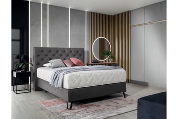 Sängpaket Ramsäng Kazuto 140x200 cm - Grå - Möbler - Säng - Komplett sängpaket