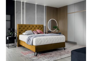 Sängpaket Ramsäng Kazuto 140x200 cm - Gul - Möbler - Säng - Komplett sängpaket
