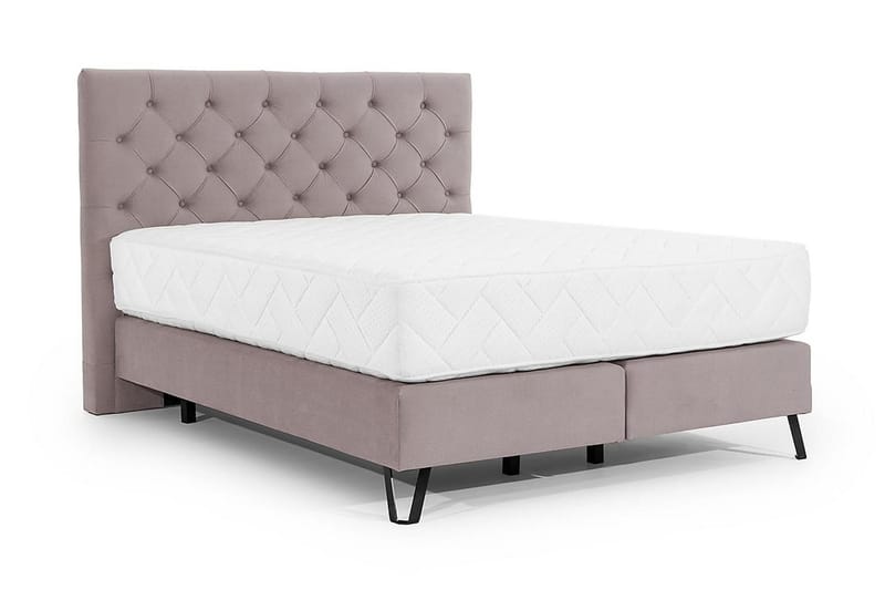 Sängpaket Ramsäng Kazuto 140x200 cm - Ljusrosa - Möbler - Säng - Komplett sängpaket