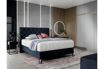 Sängpaket Ramsäng Kazuto 140x200 cm - Mörkblå - Möbler - Säng - Komplett sängpaket