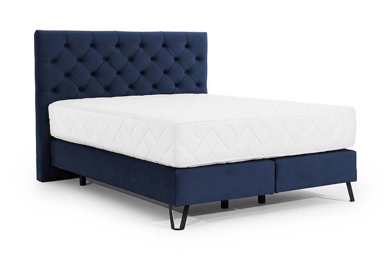 Sängpaket Ramsäng Kazuto 140x200 cm - Mörkblå - Ramsäng - Komplett sängpaket