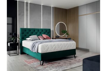 Sängpaket Ramsäng Kazuto 140x200 cm - Mörkgrön - Möbler - Säng - Komplett sängpaket