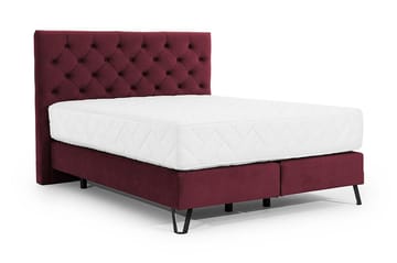 Sängpaket Rams�äng Kazuto 140x200 cm - Mörkrosa - Möbler - Säng - Komplett sängpaket