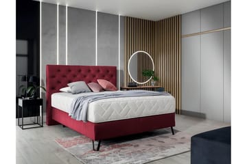 Sängpaket Ramsäng Kazuto 140x200 cm - Mörkrosa - Möbler - Säng - Komplett sängpaket