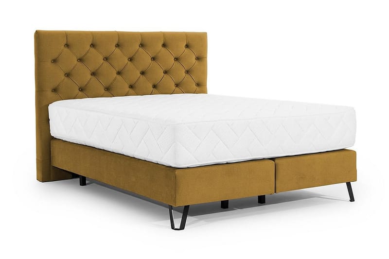 Sängpaket Ramsäng Kazuto 140x200 cm - Orange - Ramsäng - Dubbelsäng - Komplett sängpaket