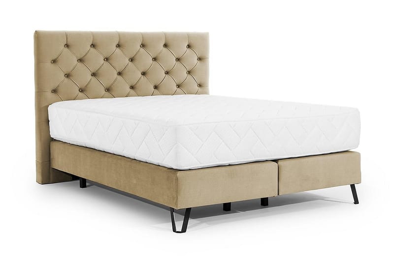 Sängpaket Ramsäng Kazuto 180x200 cm - Beige - Möbler - Säng - Komplett sängpaket